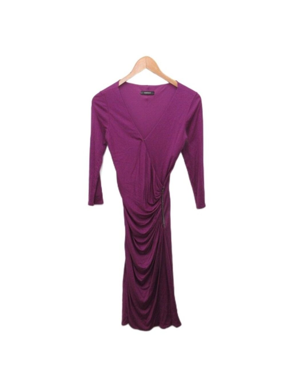 Versace Dress Long Sleeve Mimore Purple 40